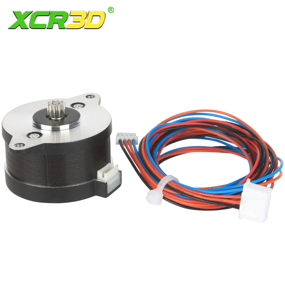 XCR3D okrúhle NEMA14 36 Krokový motor s vysokým teplotným motorom s 1M linkou pre extrudér Voron 3D tlačiareň 36Byg1204-A-6QHT