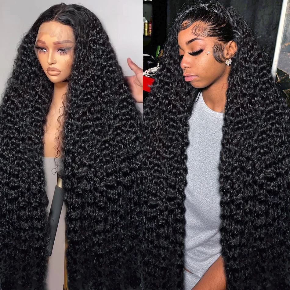 Xcurly kučeravé 30 36 palcov HD 13x6 čipky predné ľudské vlasové parochne voľné hlbokú vlnu 13x4 čipka čelnej parochne 5x5 bez Glueless Closure Parochňa