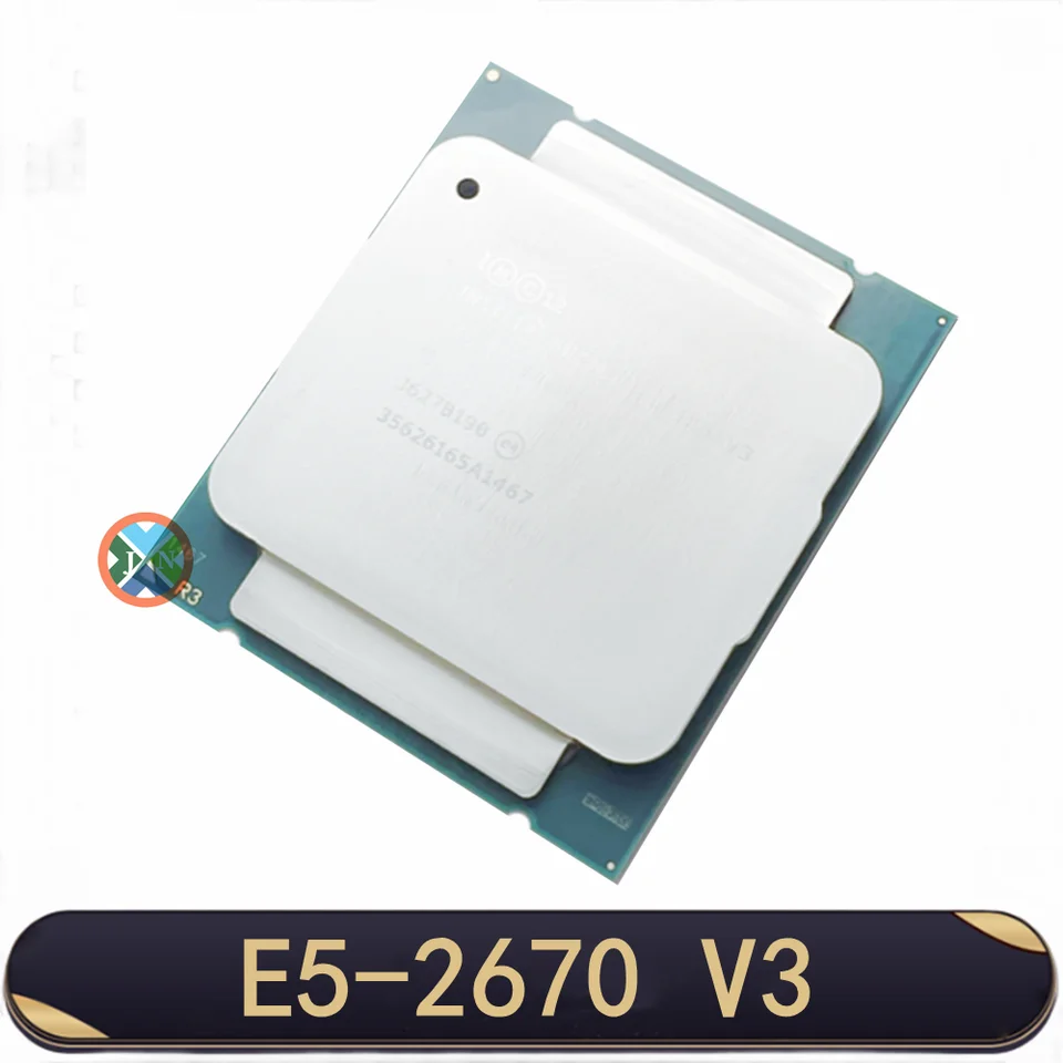 Xeon CPU E5-2670V3 SR1XS X99 2,30GHZ 30M 12-CORES E5 2670 E5-2670 V3 LGA2011-3 Procesor E5 2670V3 CPU