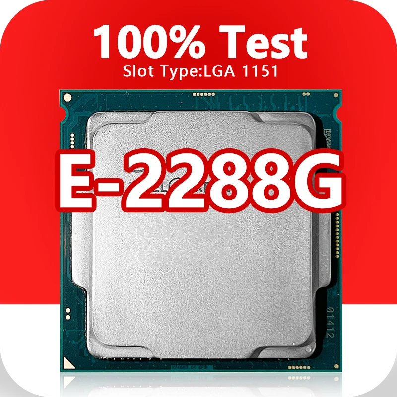 Xeon E-2288G CPU 8 jadier 16 vlákien 3,70 GHz 16MB 95W DDR4 LGA1151 CPU pre C246 Chipsets Server Server HORDING XEON E2288G Procesor
