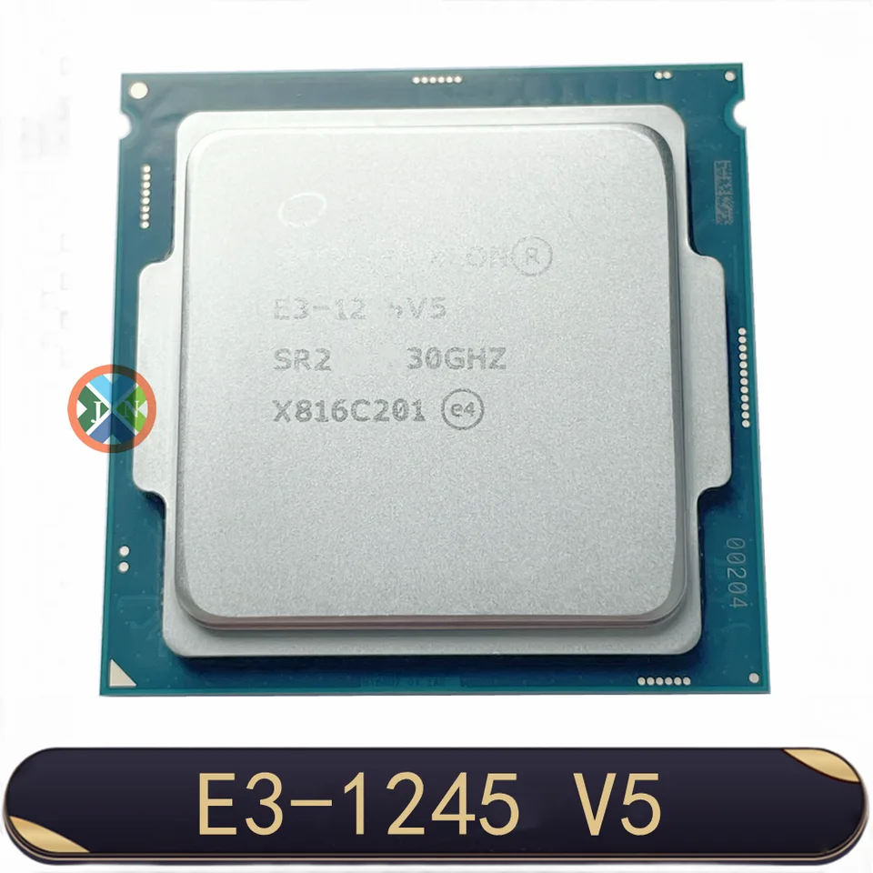 Xeon E3-1245V5 3,5 GHz Quad Core Processors Počítačový procesor CPU E3-1245 V5 Scrattered kusy E3 1245 V5
