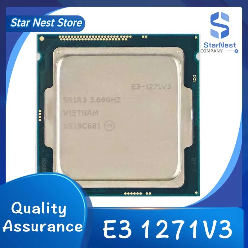 Xeon E3 1271 V3 1271v3 3,6 GHz 4-jadrová procesor CPU