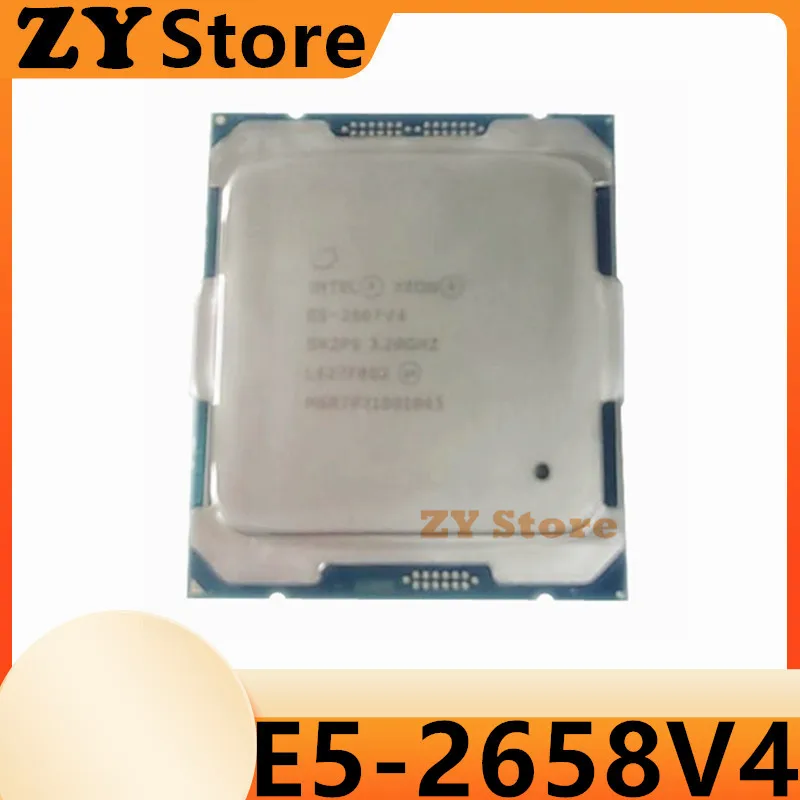 Xeon E5-2658V4 CPU 14nm 14 jadier 28 vlákien 2,3 GHz 35 MB 105W LGA2011-3 CPU pre X99 Server HORDING E5 2658V4