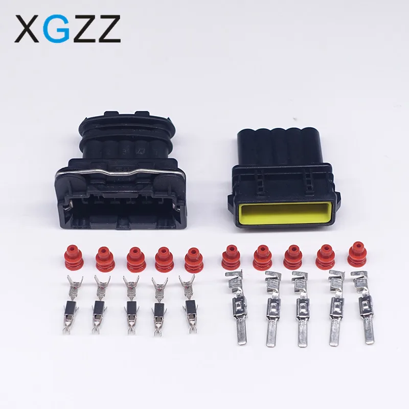XG7053A-3,5-11/21 5 PIN Junior Power Timer JPT AMP Žena zapečatený automobilový konektor 282193-1