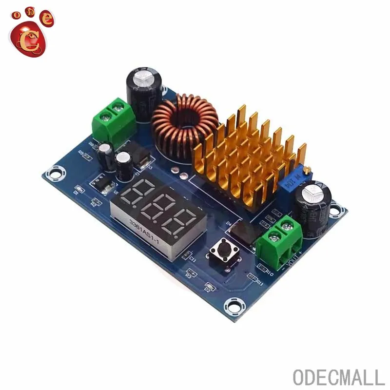 XH-M411 DC 3V-35V až DC 5V-45V Zosilňovač modulu Digitálny voltmeter DC-DC Step UP Modul Boost Converter Board 5a