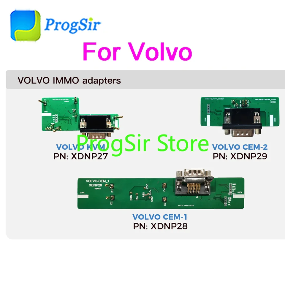 XHORES VVDI XDNPP2 SONDER SONDER bez XDNP27 XDNP28 XDNP29 Adaptér pre Volvo Work s kľúčovým nástrojom plus mini prog