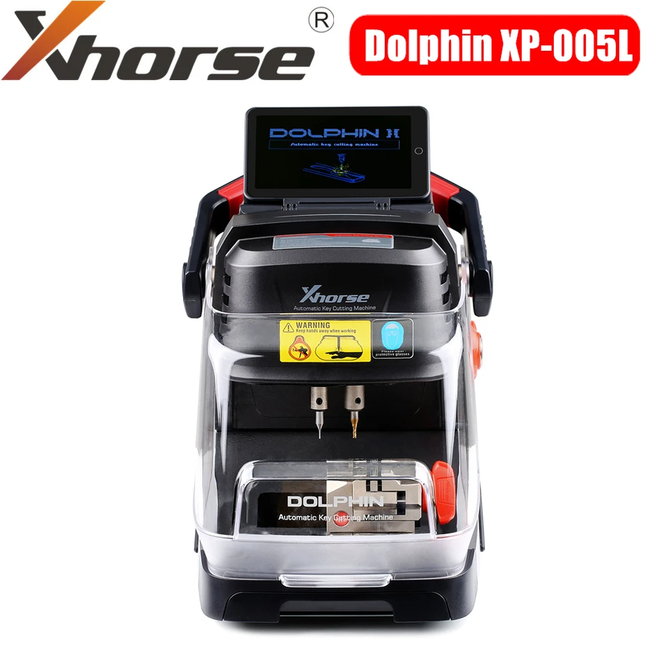Xhorse Dolphin II XP-005L XP005L strihací stroj s HD obrazovkou a vstavanou batériou