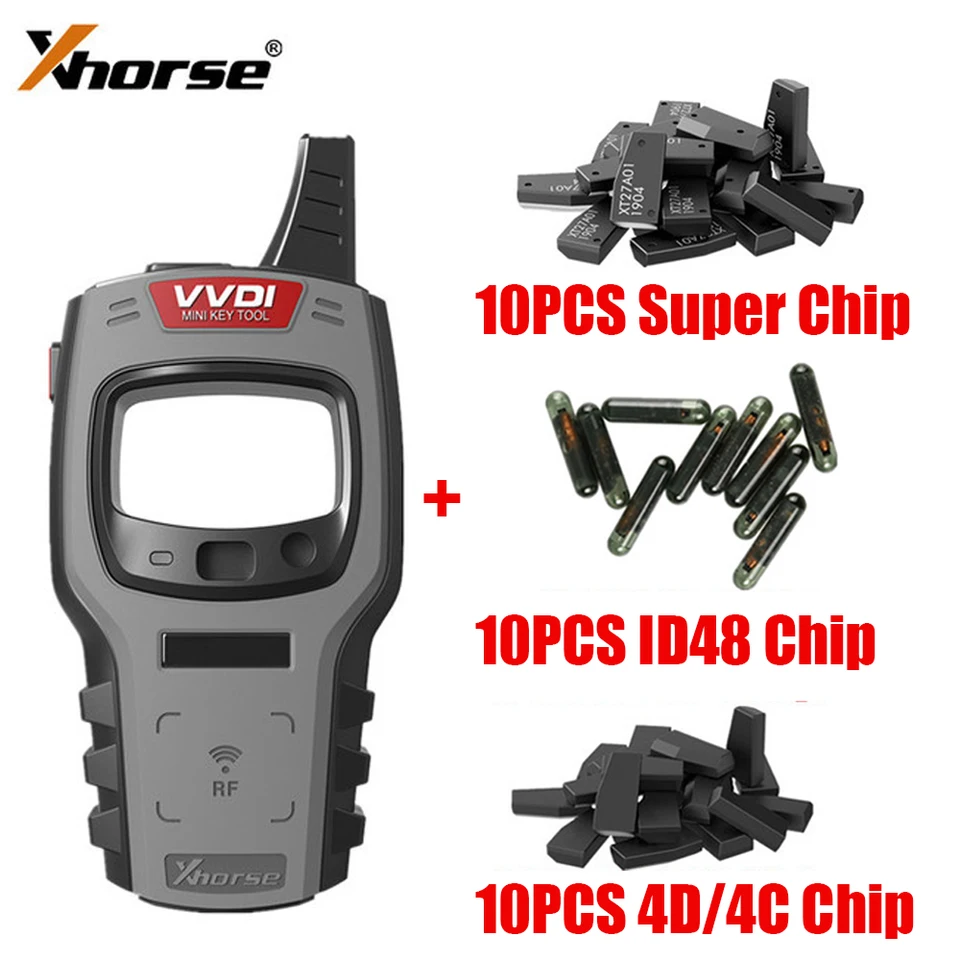 Xhorse VVDI Mini Key Tool Programming s Super Chip XKB501EN XNDS00EN REMOTTER KLEY Free 96bit 48-klonová funkcia Globálna verzia