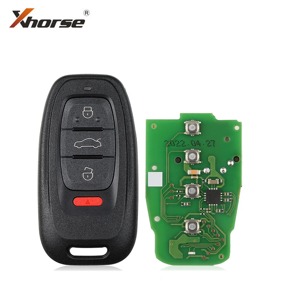 Xhorse vvdi xsadj1gl 754j inteligentný kľúč pre Audi A6L Q5 A4L A8L 315MHz/433MHz/868MHz Práca s adaptérom VVDI BCM2