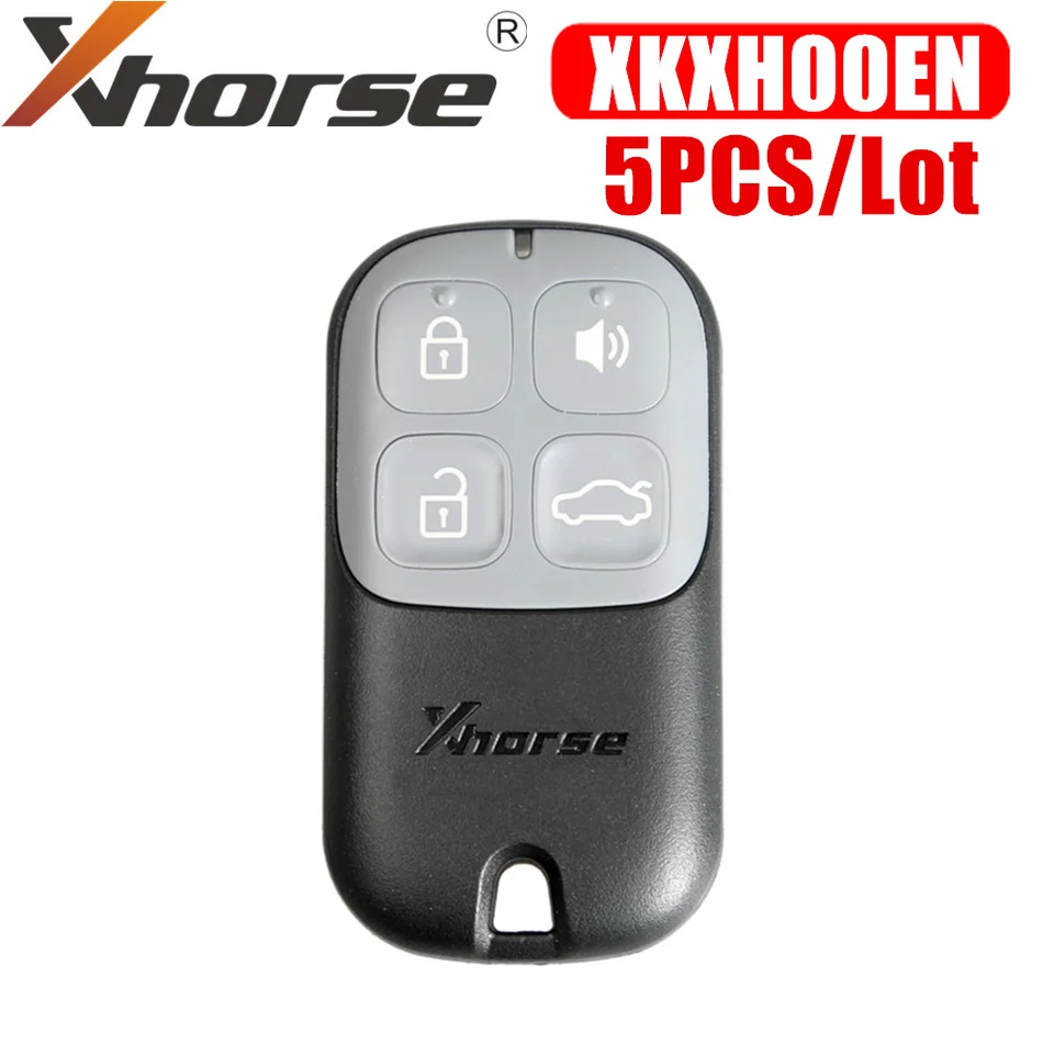 Xhorse XKXH00EN WIRED Universal Remote Key 4 Tlačidlá angličtina verzia 5pcs/veľa