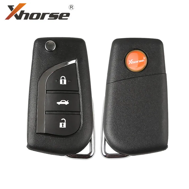 Xhorse Xnto00en Wireless Universal Remote Key 3 tlačidlá pre Toyota Style 10ks/Lot