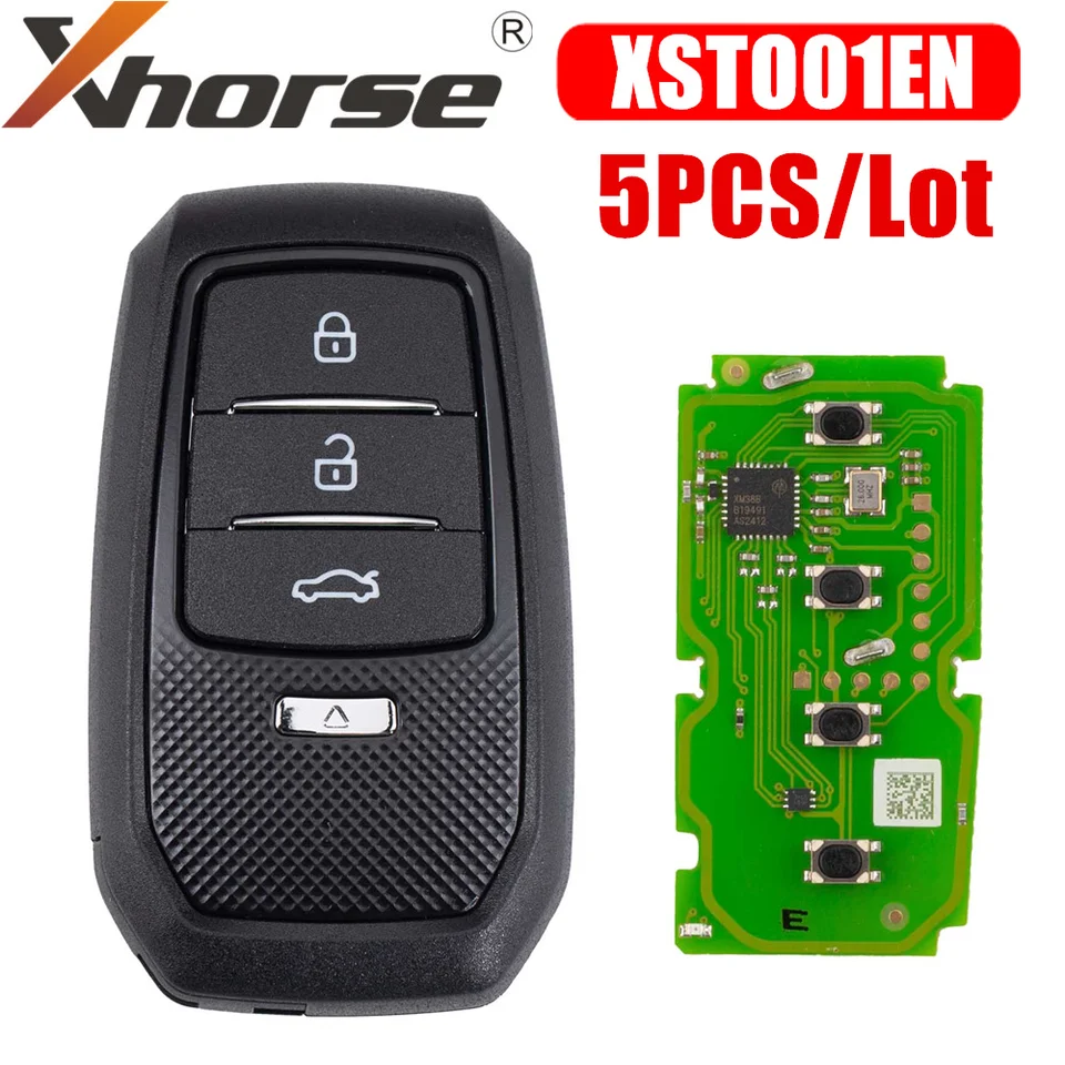 Xhorse xsto01en Toy.t pre toyota XM38 Smart Key s Shell 5ks/veľa