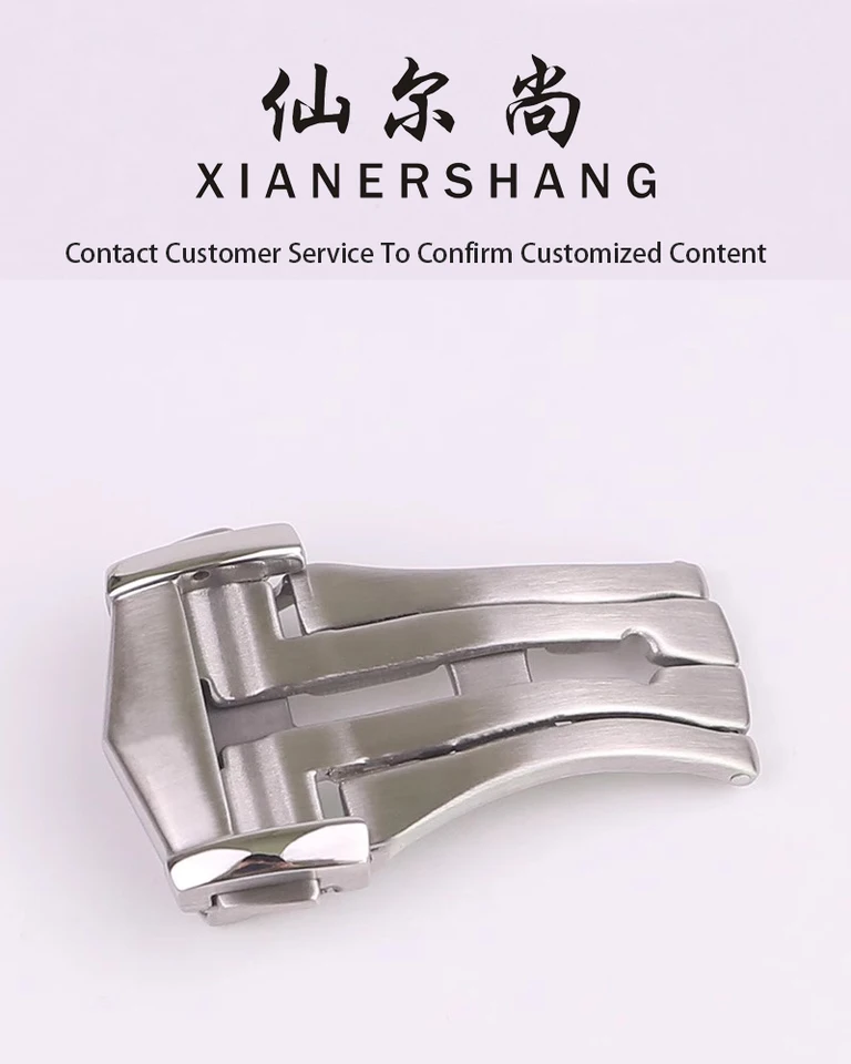 Xianershang Men Custom O-Mega Seamaster hodinky spona 18 mm z nehrdzavejúcej ocele Skladacia pracka