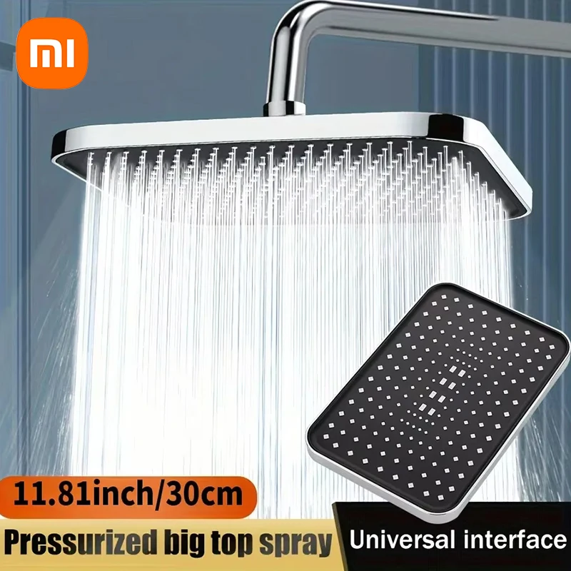 Xiaomi 14 palcový vysoký tlak horný sprej dažďa Dažďová hlava Väčší prietok Supercharge Sprchova sprcha 360 ° Strihovanie otočnej vody