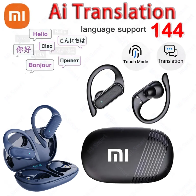 Xiaomi AI prekladové slúchadlá A520 144 Jazyky prekladateľov v reálnom čase pre prekladateľské uší na cestovanie v zahraničí slúchadlá