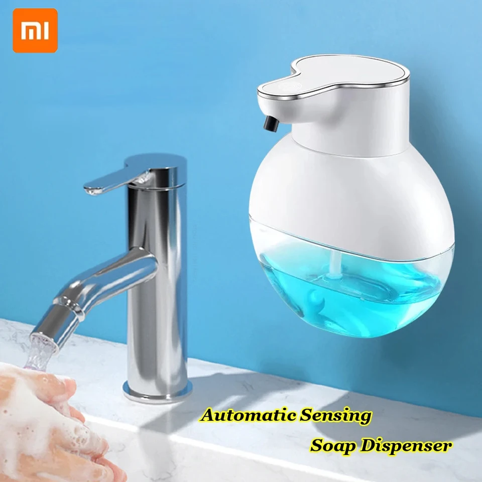 Xiaomi Automatické snímanie mydlového dávkovača inteligentná pena Wash Clefet Stena namontovaná infračervená penová pena pre kuchynskú kúpeľňu