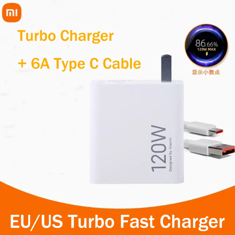 Xiaomi Charger 120W Original Mi 11T Pro Eu/US Turbo Rýchle nabíjanie 6A USB C kábel pre MI 14 13 Pro Ultra Note 11T Pro Poco X5 X6