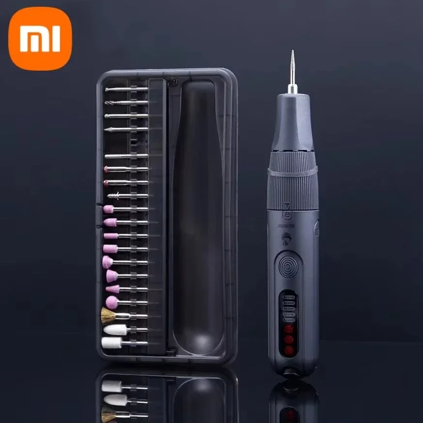 Xiaomi CreationsSpace 8V Mini Grinder 65ks Elektrické brúsenie Gravírovanie bezdrôtovej variabilnej rýchlosti Littium batérie Power náradie