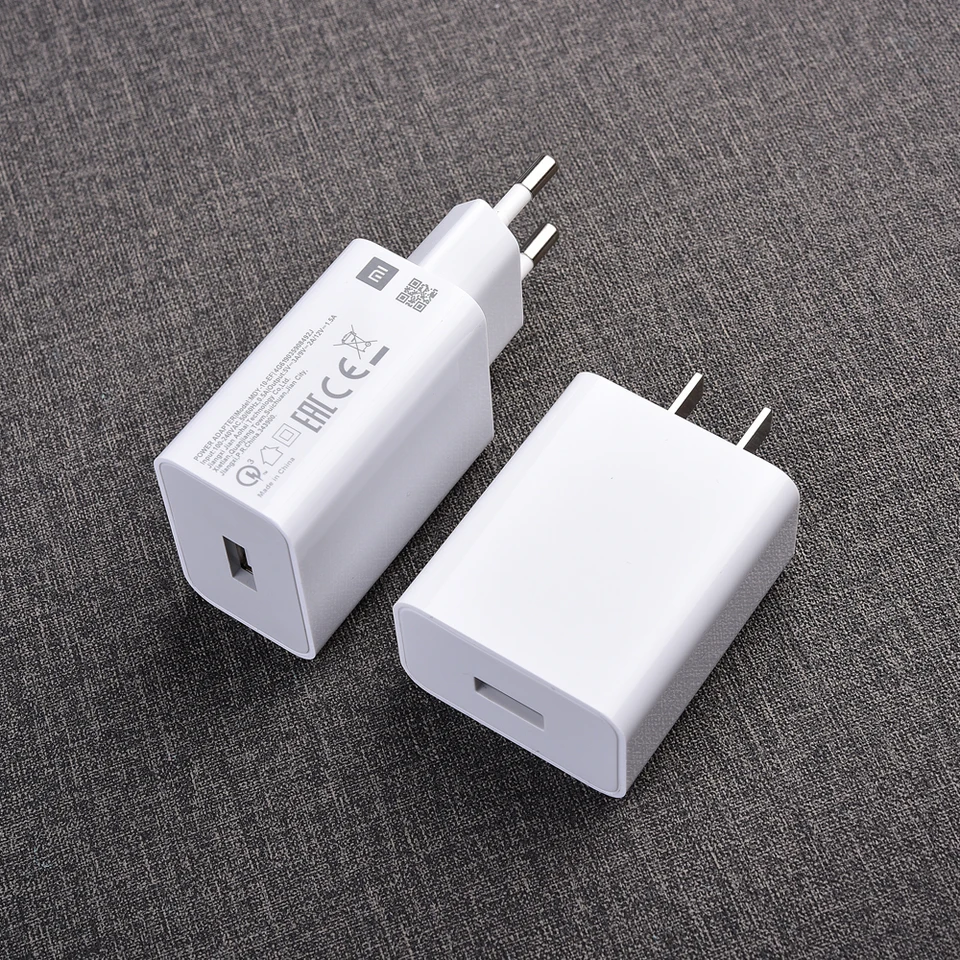 Xiaomi Fast Charger 18W QC3.0 Power Adapter USB Typ C Kábel pre Redmi Note 7 8 Pro Mix 2S Mi 6 6x 8 A2 A1 8 Max3 Mi 8 Lite