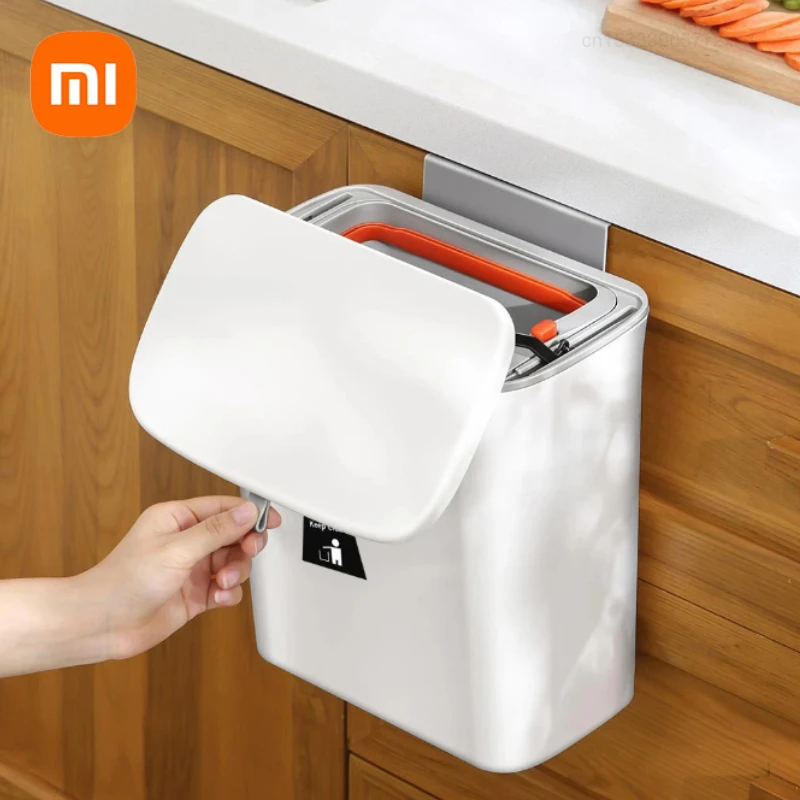 Xiaomi inteligencia nástenná kuchynská koša môže automatické tesnenie odpadu Kompost Kompost Housecol Househol s veľkou kapacitou môže byť nový