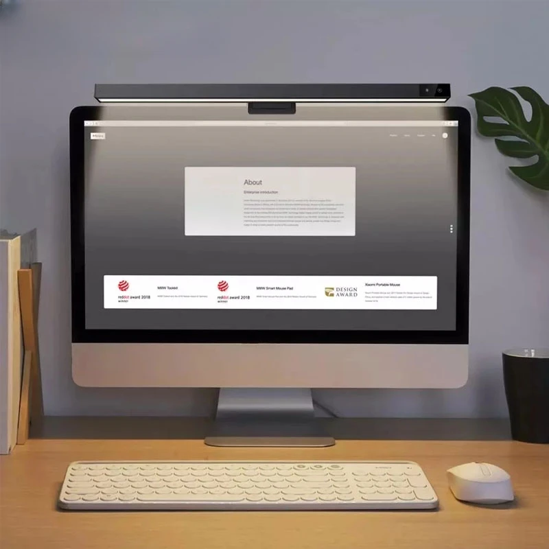 Xiaomi LED Desk Desk Lamp Dommable Office Computer ScreenBar Diela stolová lampa na štúdium na čítanie obrazovky Monitor visiaci svetla lišta