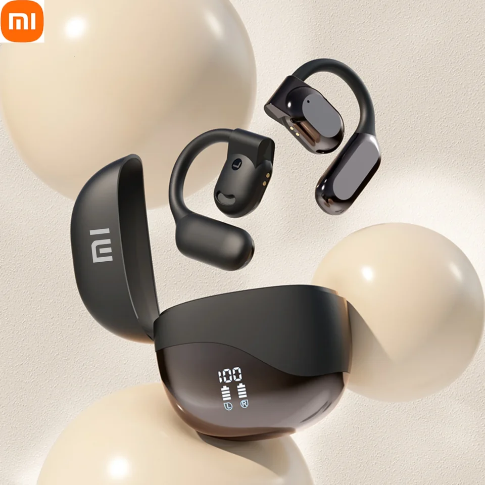 Xiaomi M62 Bluetooth bezdrôtové slúchadlá Earhook Hifi Bluetooth 5.3 Prevádzkové herné slúchadlá s digitálnym displejom mikrofónom