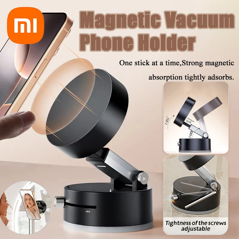 Xiaomi magnetický držiak mobilných telefónov s obojstrannou držiakom na prísavku pre držiak na držiak Adsorpcie ultra stabilný prísavkový pohár