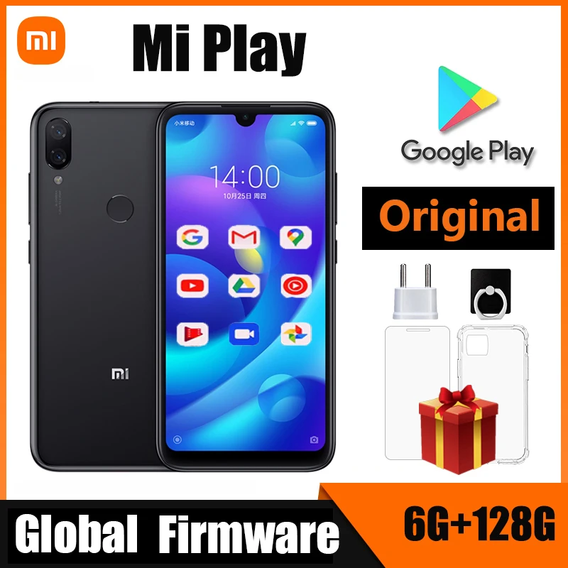 Xiaomi Mi Play Smartphone MediaTek MT6765 Helio P35 Telefón Intelligent 1080 x 2280 pixelov Používa sa telefón
