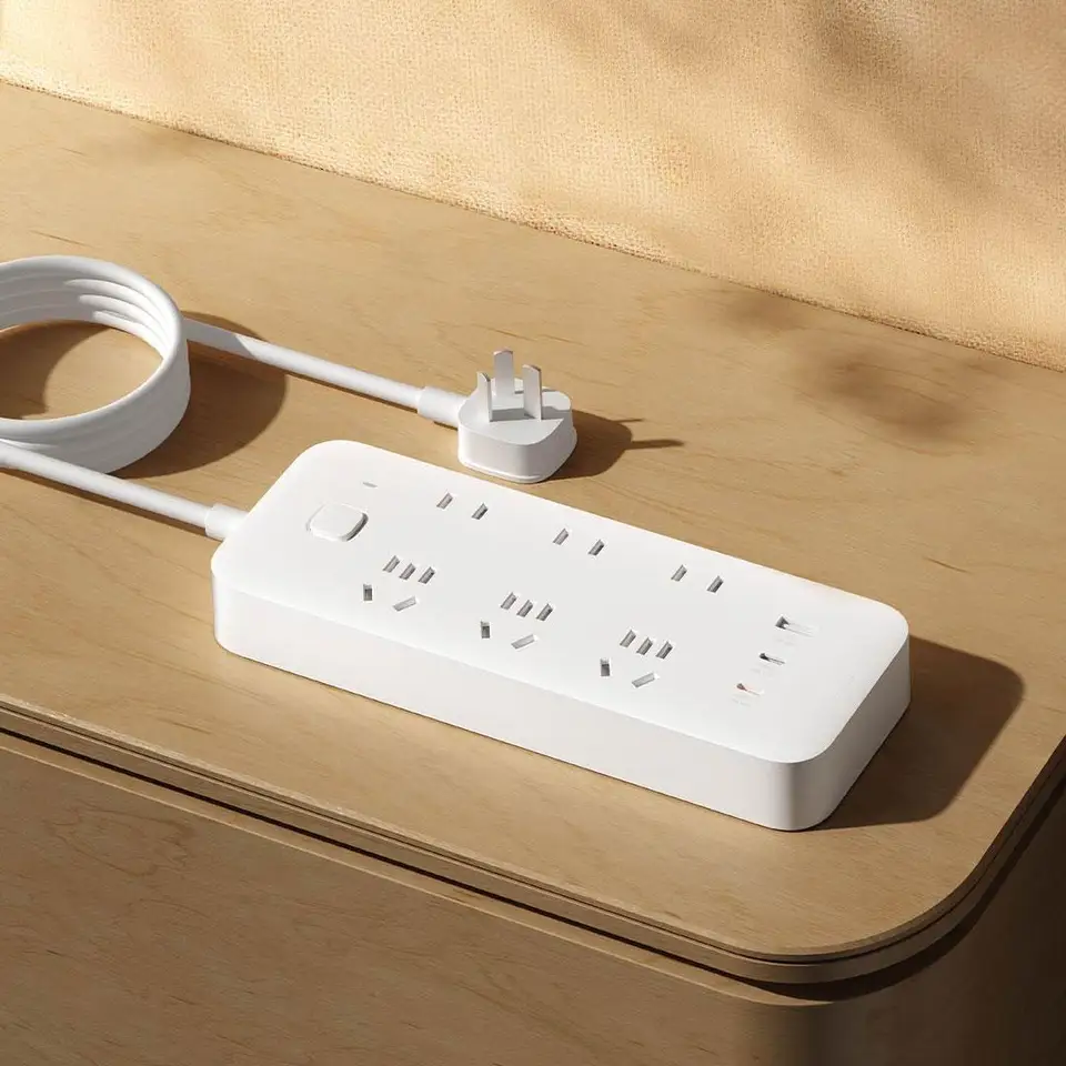 Xiaomi Mijia 67W Gan Rýchle nabíjacie prúžky Sklady 9 portov Veľká zástrčka predlžovacia doska USB AC Fast Charger 10A 2500W