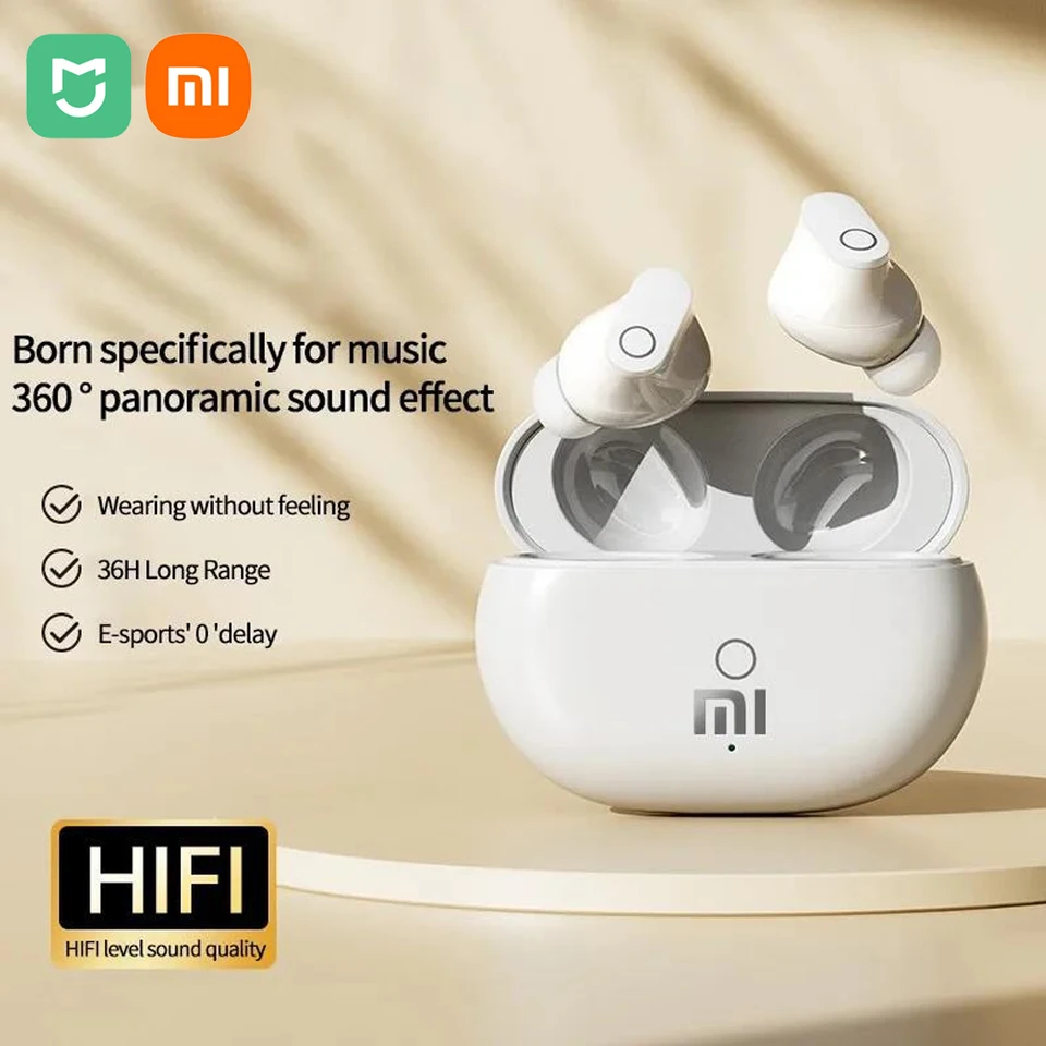 Xiaomi Mijia Buds 4 Pro Wireless Earbuds Bluetooth slúchadlá redukcie hluku slúchadlá hifi stereofónny zvuk vstavaný mikrofón vstavaný mikrofón