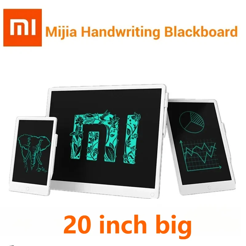 Xiaomi Mijia LCD malá tabuľa s magnetickým perom 20 palcov plynulé písanie pera Mini remízové ​​podložky Domáca práca