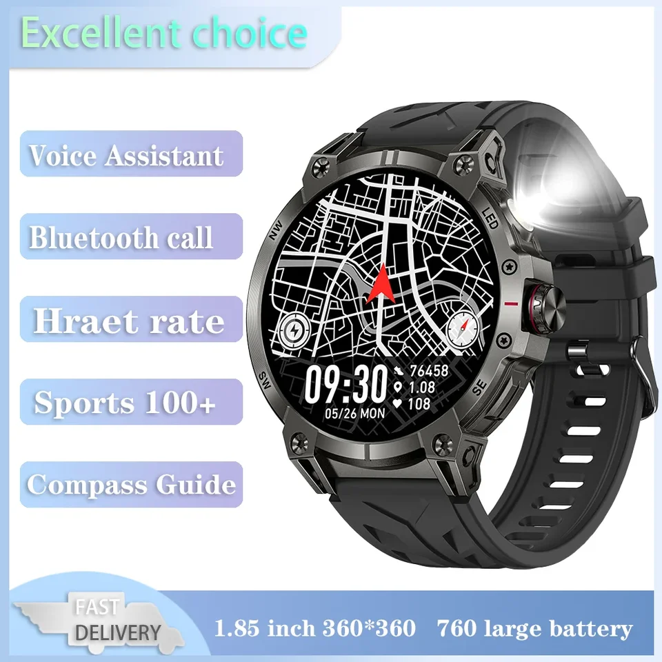 Xiaomi Mijia LED svetlo smartwatch hombre Outdoors Sport Fitness 760 mAh hodinky Bluetooth Call Voice Assistant Witerproof Men Watch