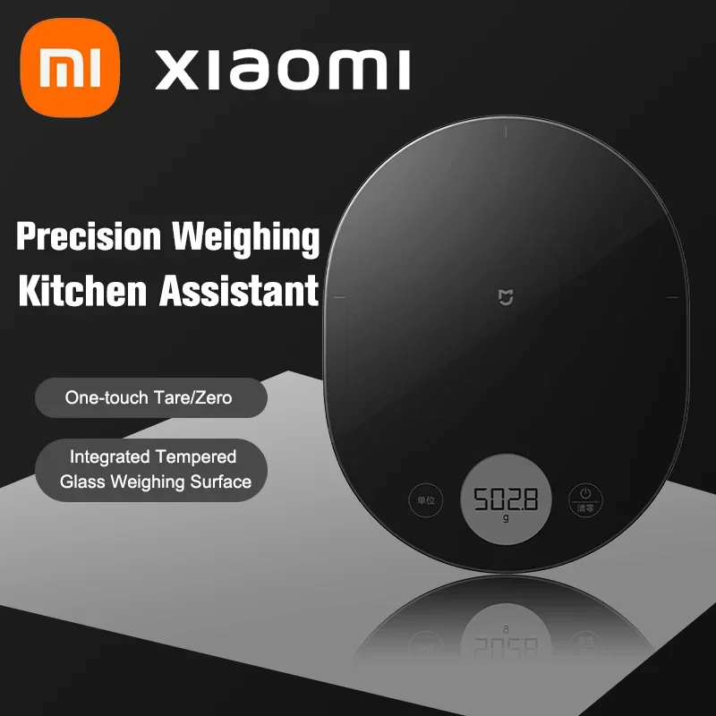 Xiaomi Mijia Prenosná elektronická kuchyňa vysoká presnosť 0,1g domáce mini potravinové eletrické digitálna stupnica Max 3kg