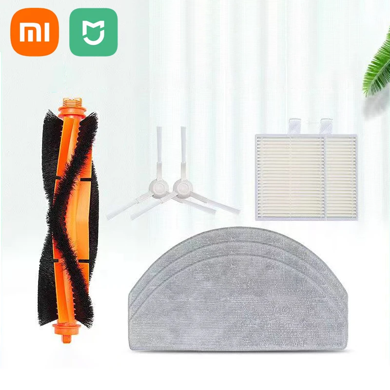 Xiaomi Mijia robot vákuum mop 3c plus vylepšené vydanie príslušenstva Vysoko kvalitné hlavné bočné kefové veko veko HEPA Filter mop s mopom