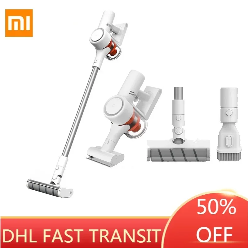 Xiaomi Mijia vreckový vysávač 1C Domácne bezdrôtové zametanie 20000Pa cyklónový sanie Multifunkčný čistiaci prostriedok na kefu Acarid