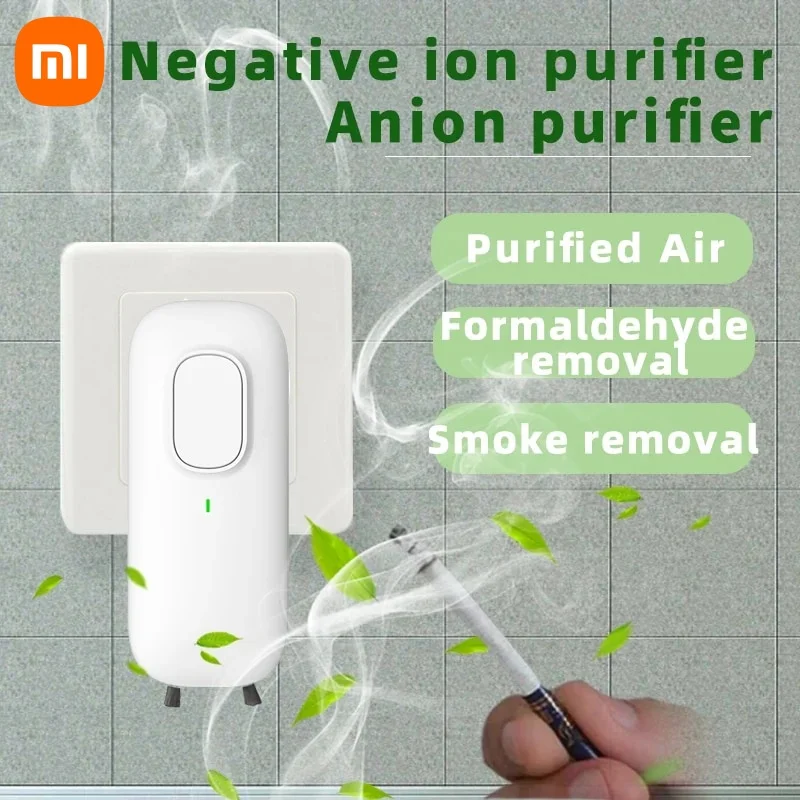 Xiaomi Mini Anion Purant Plug-in Vzduch s čističkou so zápachom iónového generátora Odstráňte pre spálne