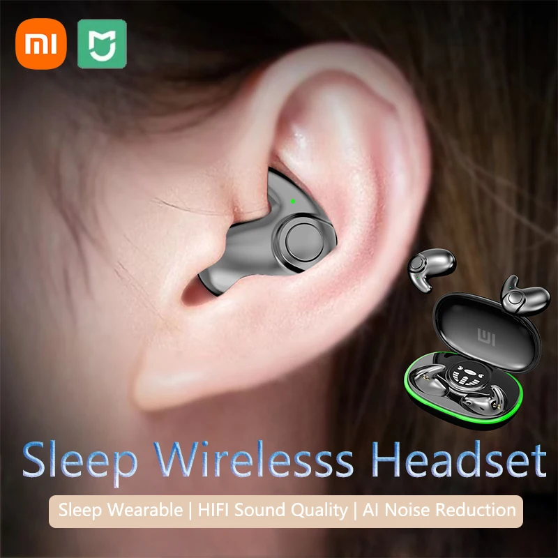 Xiaomi Neviditeľné spánkové slúchadlá bezdrôtových slúchadiel Bluetooth 5.3