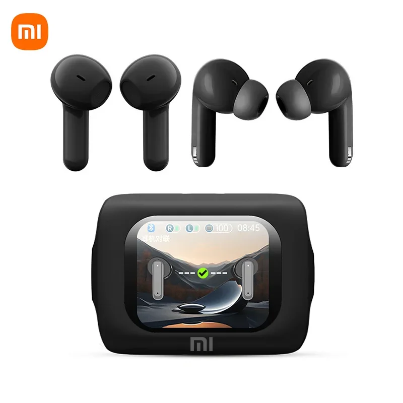 Xiaomi Nové dva páry slúchadiel na box Multi účelovú obrazovku Displej ANC+ENC H12 Wireless Earbuds Bluetooth5.4 slúchadlá