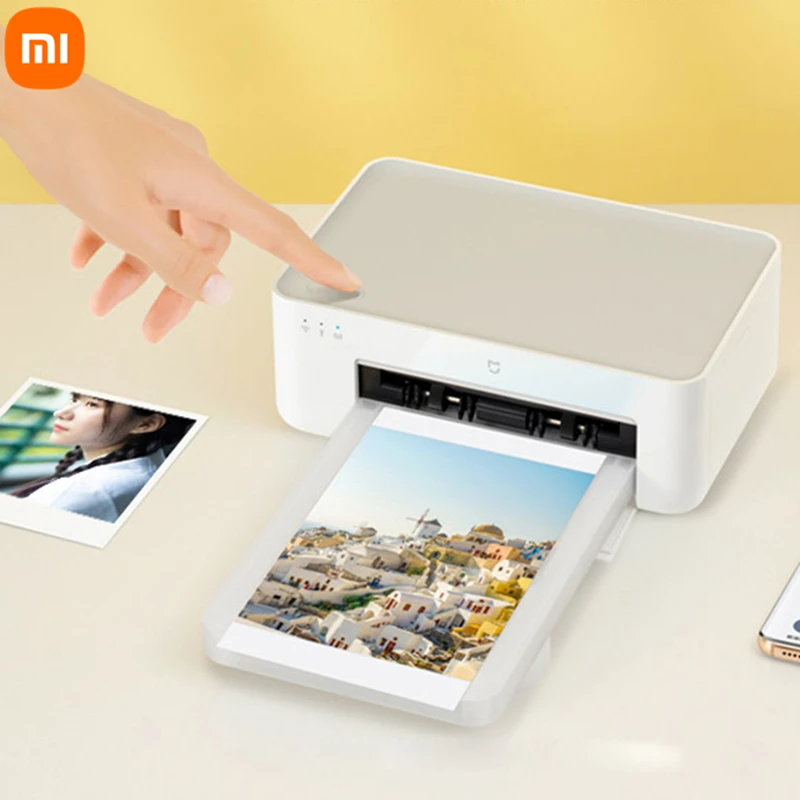 Xiaomi Photo Tlačiareň 1S Sublimačná tlač Automatické multifunkčné bezdrôtové diaľkové ovládanie 3/6 palca prenosný tlač pre Mijia