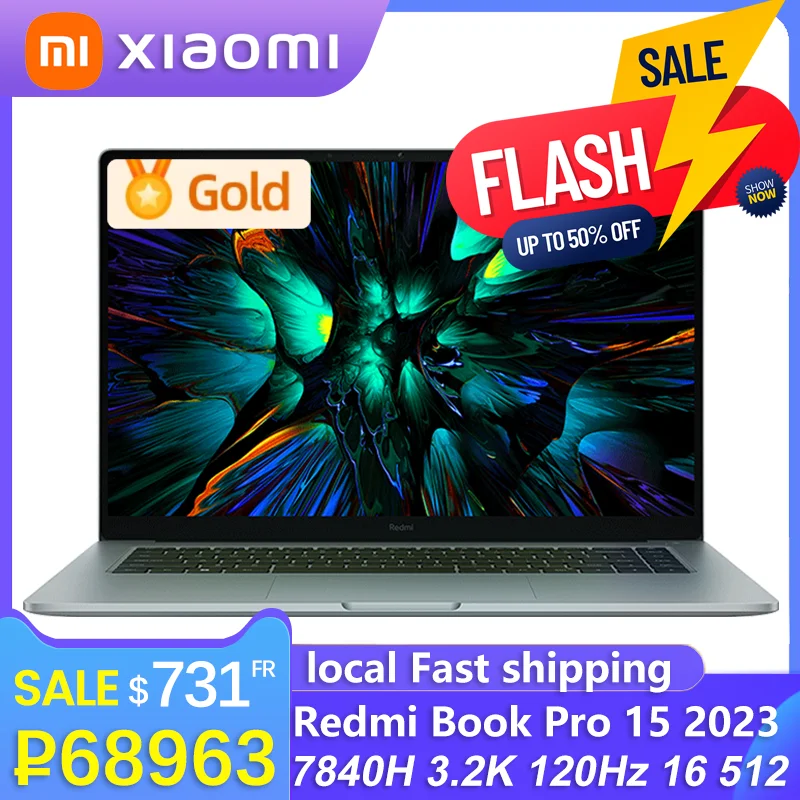 Xiaomi Redmi Book Pro15 2023 7840h 16 512 15,6inch 3,2K 120Hz JYU4540