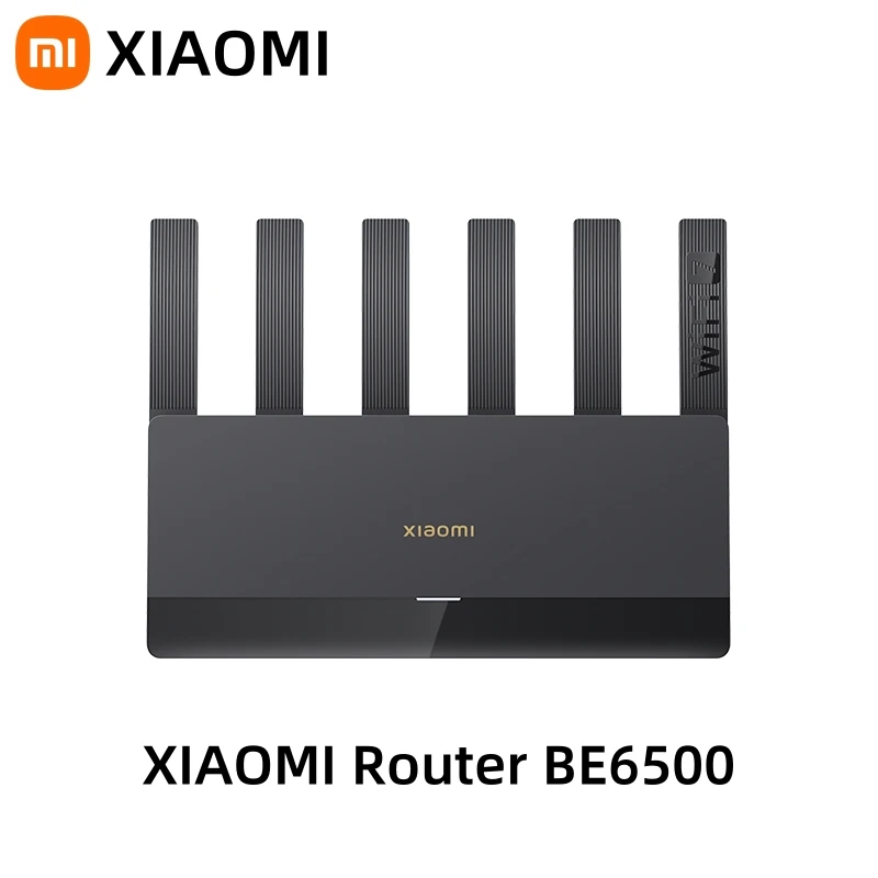 Xiaomi Router BE6500 Quad Nucleus WiFi7 6500 Mbps 2,5G Ethernet Port Duálna frekvencia 2,4/5 GHz 6 nezávislých zosilňovačov signálu Mesh