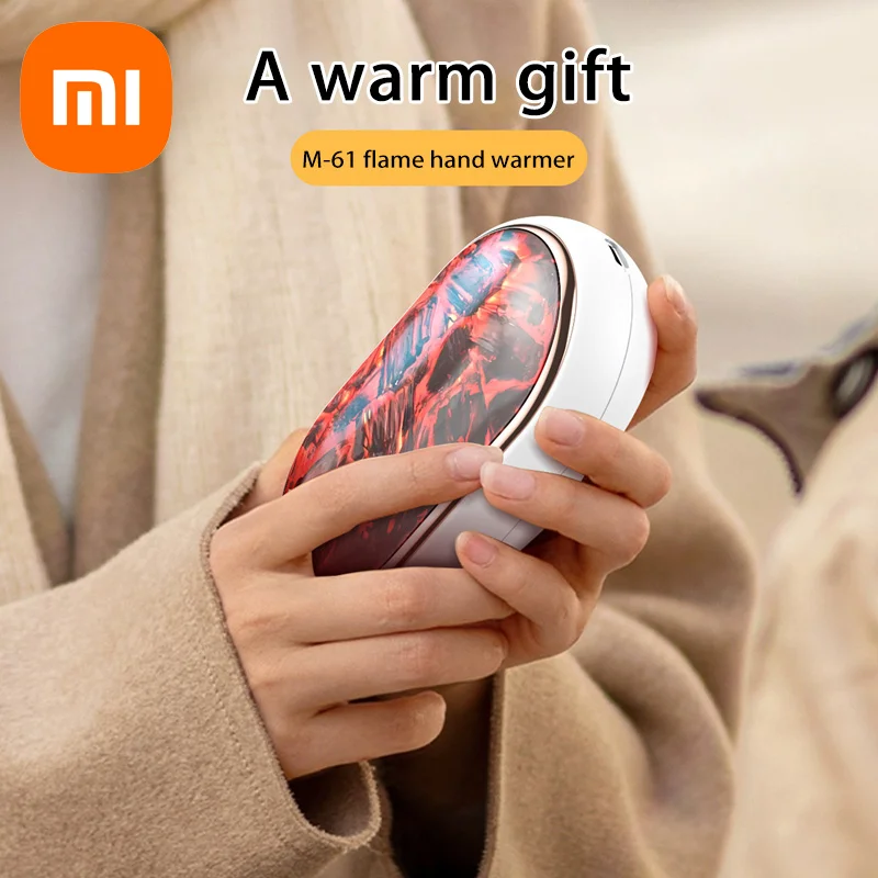 Xiaomi Ručné teplé rýchle vykurovanie a zahrievanie dynamickej plameňovej atmosféry lampy Mini prenosné pre vonkajšie cestovanie kempingu zima
