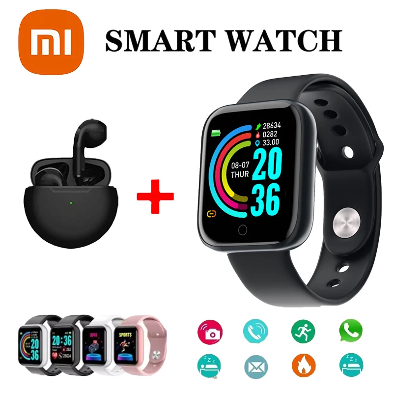 Xiaomi Smart Watch Music Fitness Call Sports Sleeping Monitor srdcový rytmus Men Mulefunkčné Bluetooth Sports Smartwatch Nové