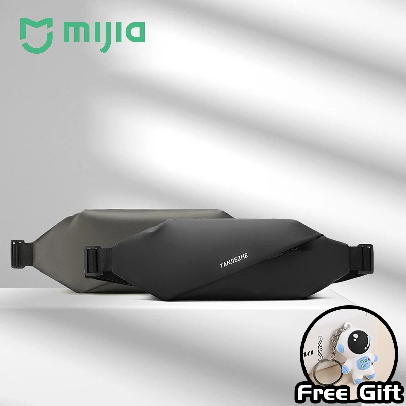 Xiaomi Tanjiezhe Pánske vrecko na hrudný pás Príležitostné vodotesné pánske vrecko na plece vetru a vodotesné muži a ženy vrecká