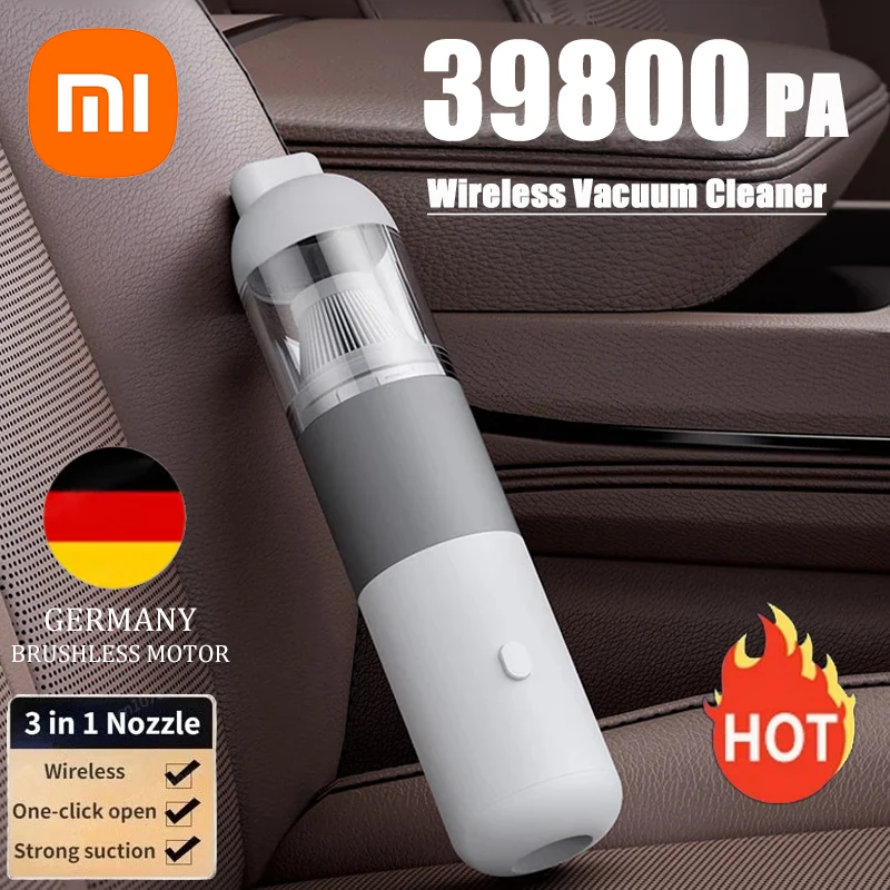 Xiaomi Wireless Car vysávač Nový automobilový vysávač 3-v-1 prenosný robot vysávač Mini ručný chytač prach
