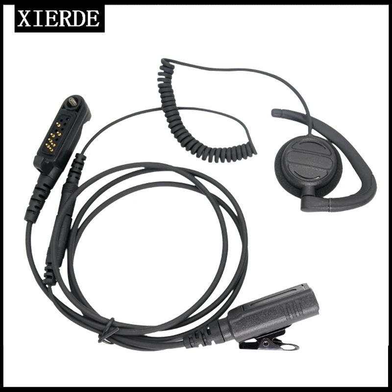 Xierde slúchadlá pre slúchadlá pre Hyt Hytera PD600 PD602 PD662 PD665 PD680 PD682 PD685 X1P X1E Walkie Talkie Radio Radio Hook Slúchadlá