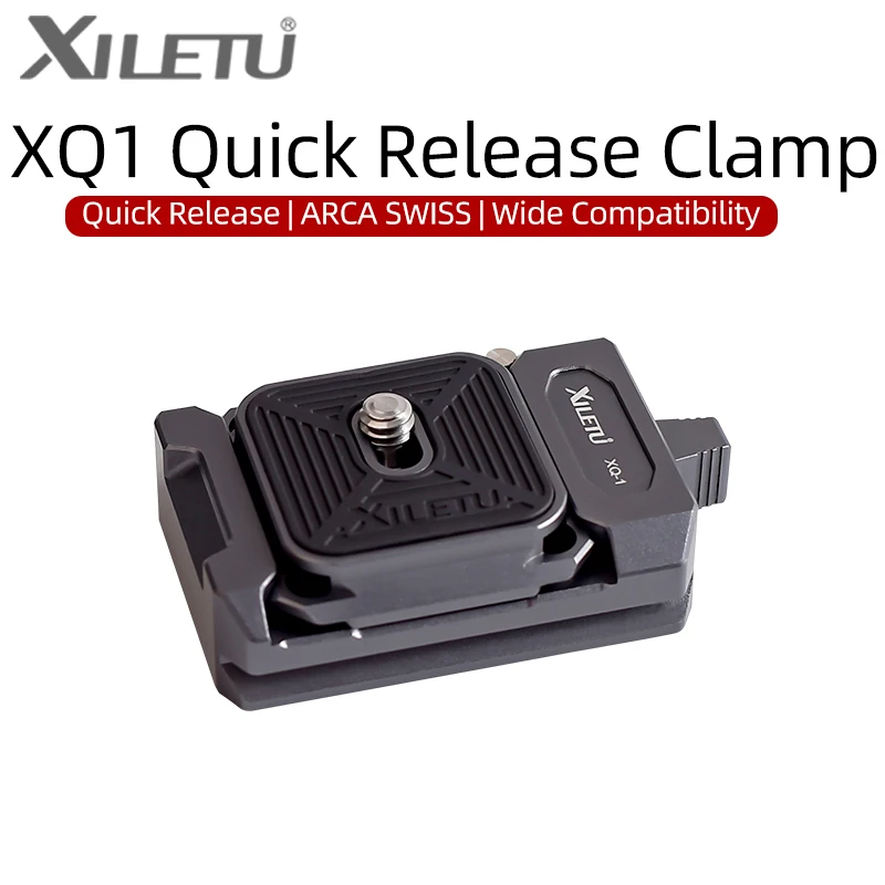 Xiletu XQ1 Univerzálny DSLR SLR Camera Gimbal Arca Swiss Swiss CLAP CLAP CLAMP SILL Kit
