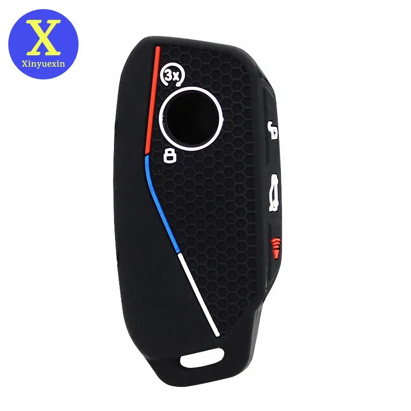 Xinyuexin Key FOB Cover Protector pre 2023 2024 BMW Energy 7 I5 I7 X1 X7 IX I20 735I 740I G07 LCI 4 Tlačidlá