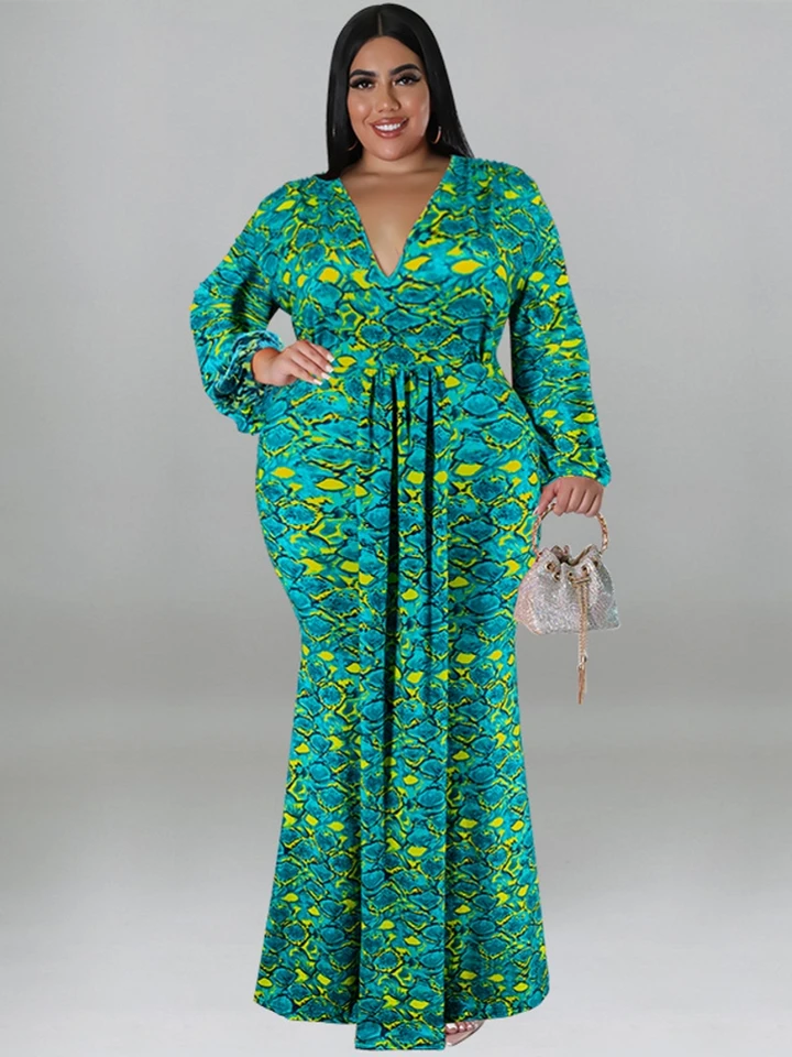 XL-5XL plus šaty oblečenia Dámske šaty Jar Jar Autumn Dlhý rukáv Street Style Casual 3xl 4xl Big Size Maxi Dress Casize