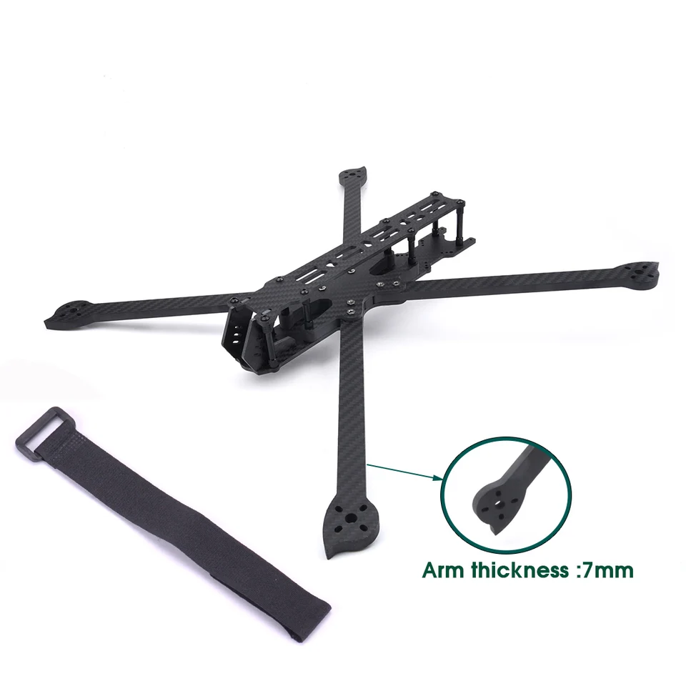 XL10 V7 10inch T7 420 mm rázvor s 6,0 mm ramenom ARM TRUEX TRUEX FIBRE RÁM pre super dlhé dosahy FPV FRESYLE Frame Quadcopter